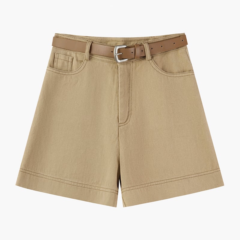 High-Waisted Casual Shorts for Women