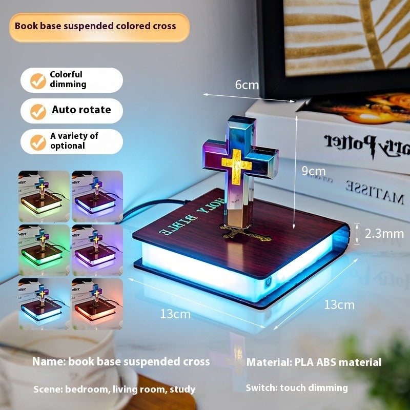 Floating Bible Lamp | Christian Home Decor