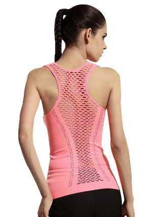 Spring Summer Sexy Hollow Workout Tank Top for Women