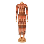 Sheer Polka-Dot Mesh Long-Sleeve Cover-Up Dress