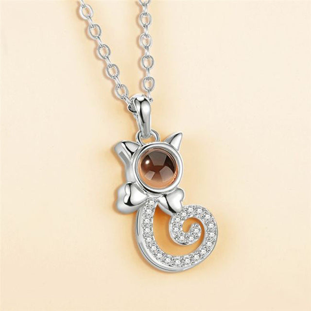 Cat Projection Necklace