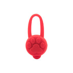 Silicone LED Pet Warning Pendant - Paw Print Design