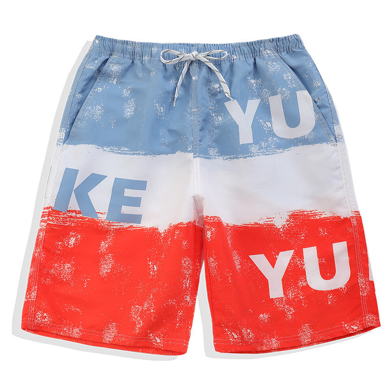 Quick-drying Loose Tide Brand Swim Trunks