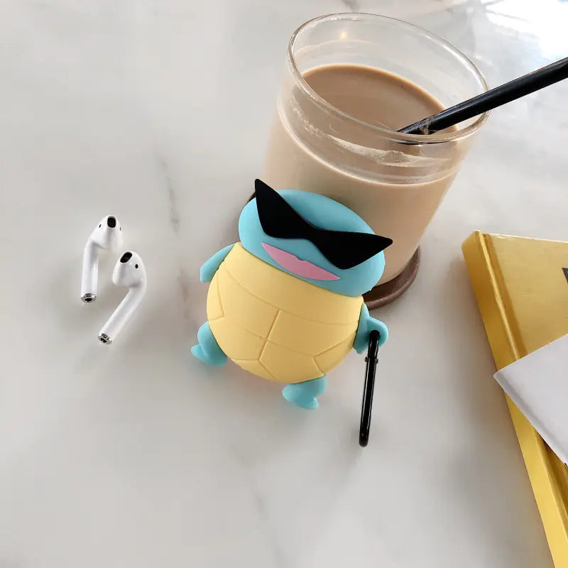 Cartoon Squirtle AirPods Silicone Case for Protection | Accessory