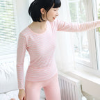 Women's Thin Cotton Thermal Underwear Set for Autumn