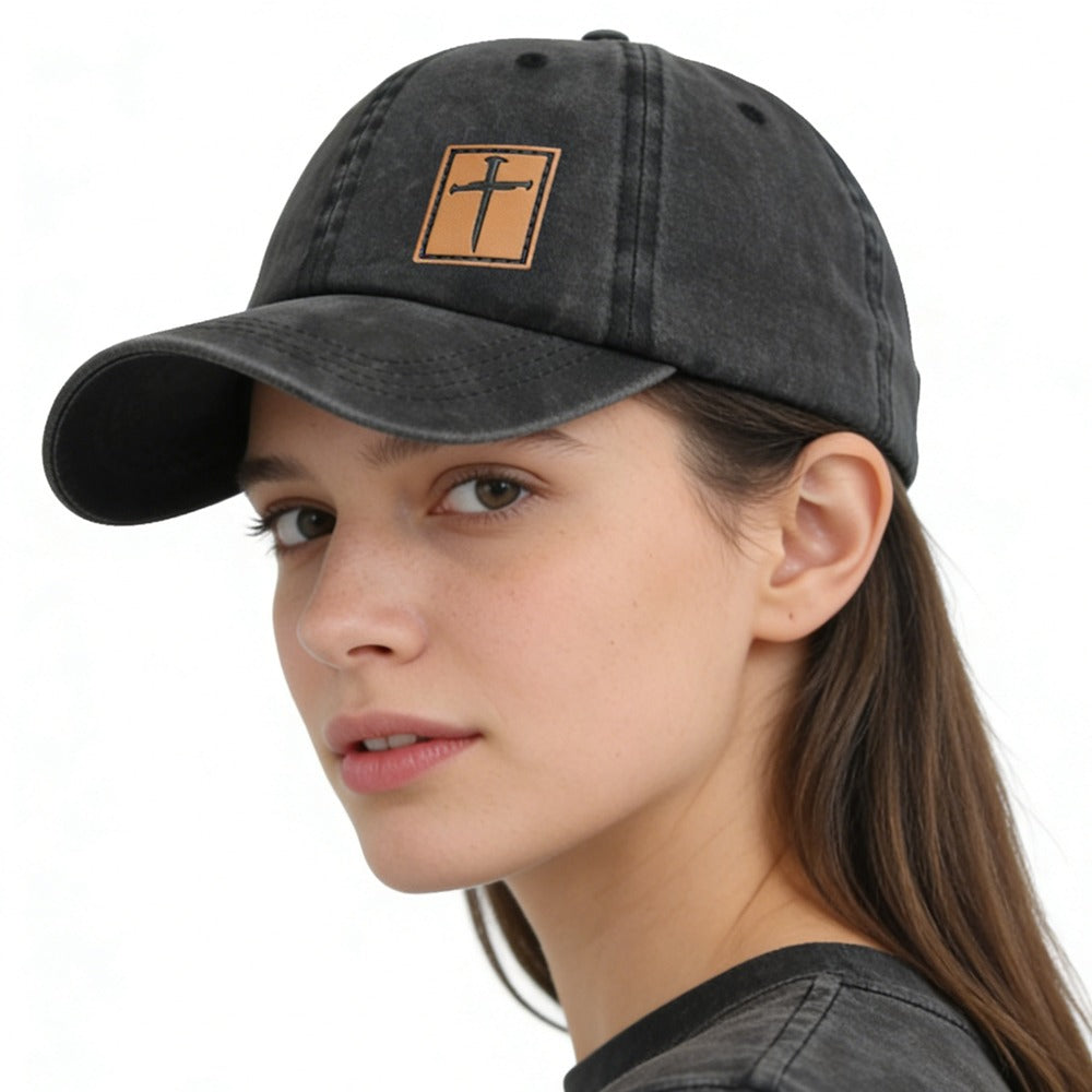 Leather Jesus Hat Unisex