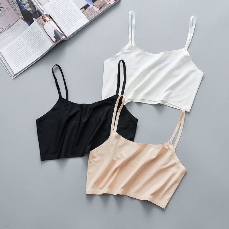 Seamless Ice-Silk Crop Camisole