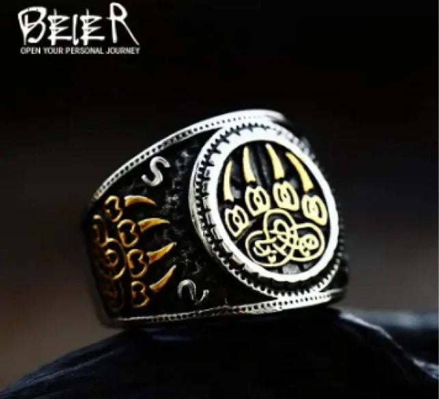 Nordic Mythology Bear Paw Ring | Jewelry