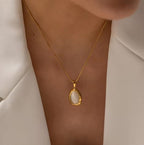 18K Cat Eye Pendant | Jewelry
