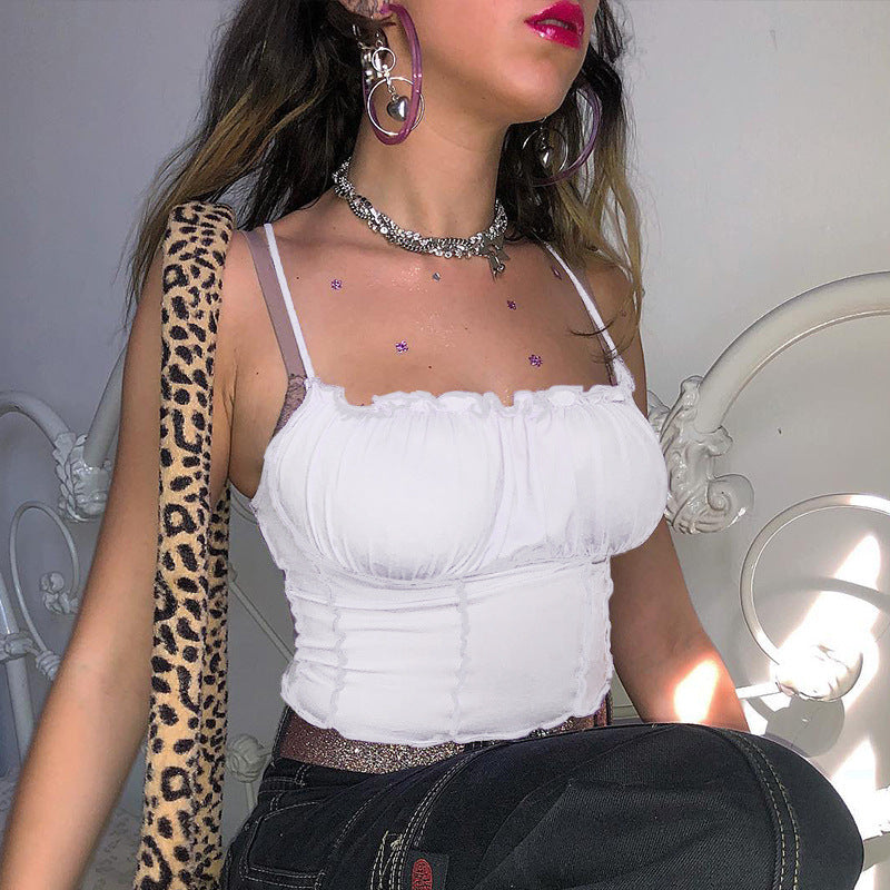 Summer New Sexy Slim Fit Crop Tank Top