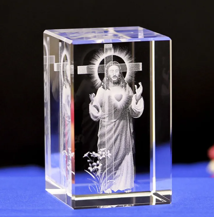 Christian Souvenirs Gifts Crafts Ornaments 3d Crystal | Christian Home Decor