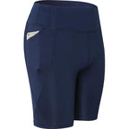 Women's High-Elastic Yoga Shorts with Pockets 2034