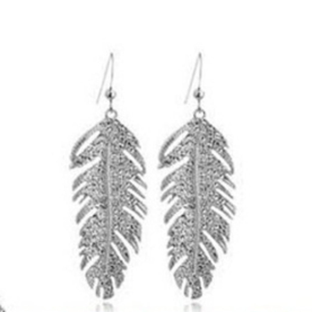 Divine Earrings And Feathers