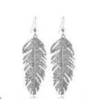 Divine Earrings And Feathers