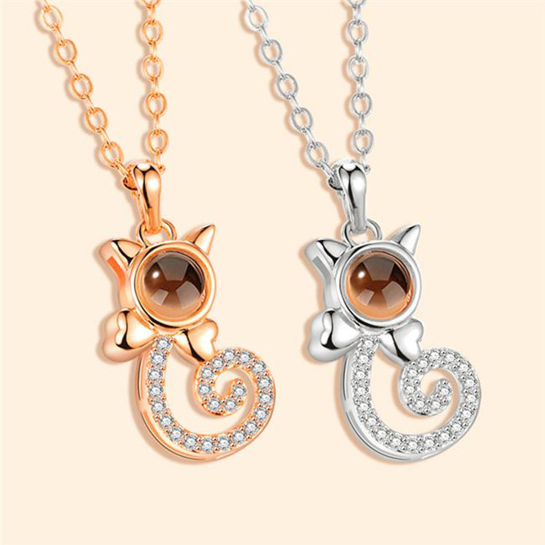 Cat Projection Necklace