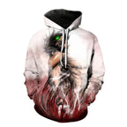 2023 Spring 3D Jesus Graphic Hoodie for Men | Faith Streetwear