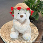 Rose Bouquet Teddy Bear Plush | Home Decor