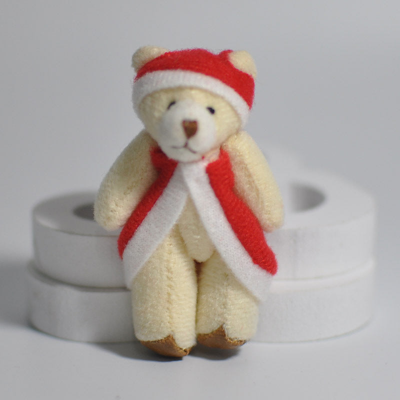 Plush Teddy Bear Gift with Jointed Accessories (4.5cm) | Home Decor