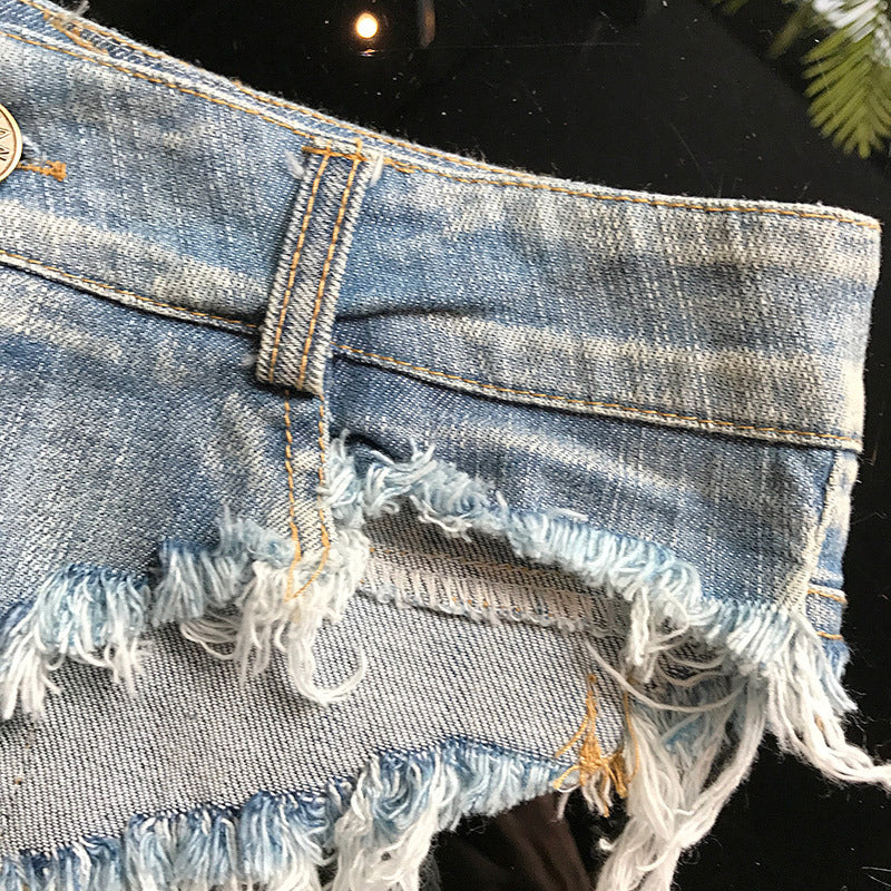 Summer Women's Denim Shorts - Ultra Short & Sexy