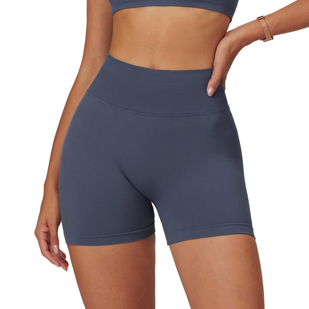 Seamless High Waist Yoga Shorts for Women