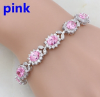 Inlaid Cross Bracelet for Women
