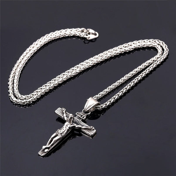 Easter Jesus Cross Necklace - Trendy Choker Pendant | Christian Jewelry