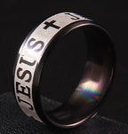 Personalized Fashion Stainless Steel Cross Ring
