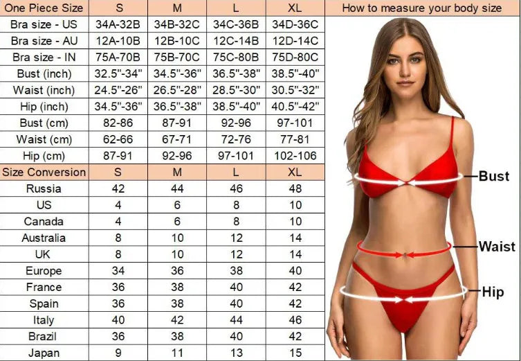 Women's Versatile Casual Printed Oversized Bikini