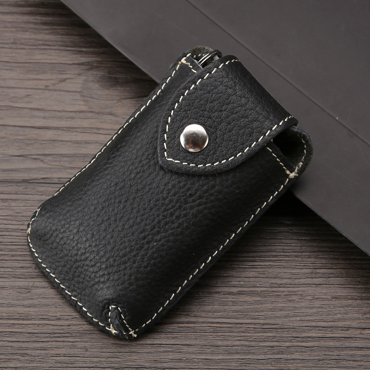 Leather Car Key Holder with Custom Logo | Accessory