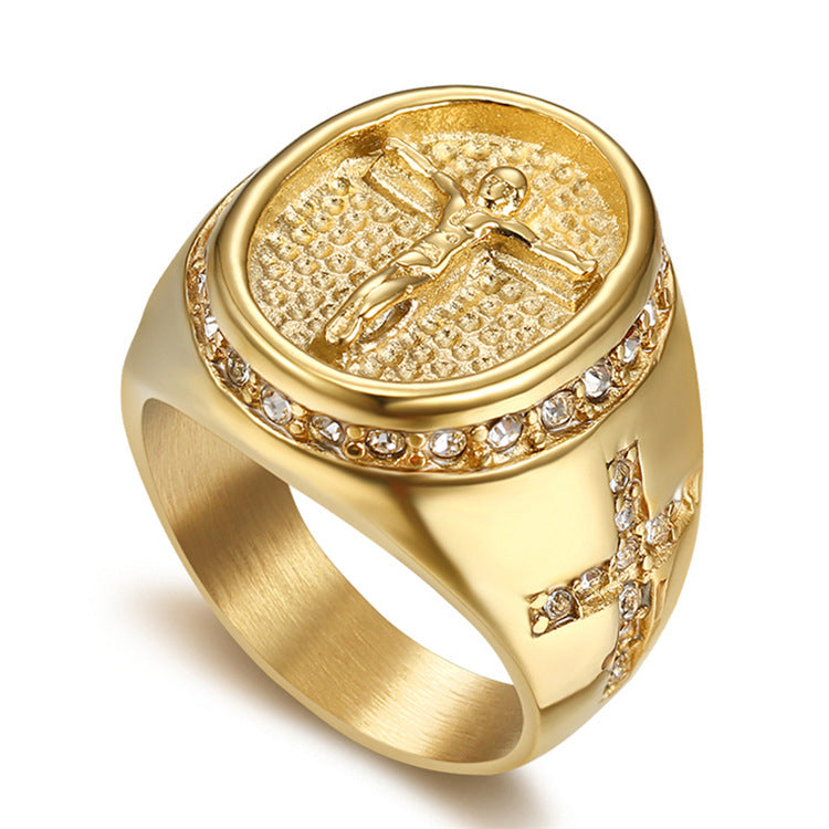 Stainless Steel Head Cross Ring