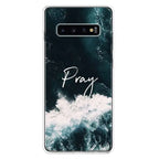 God Jesus Pray Phone Case for Samsung Galaxy S20-S24 | Protective Cover