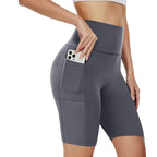 Women's High Waist Pocket Yoga Shorts