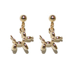 Balloon Dog Stud Earrings for Women