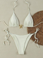 Lace-Up Bikini Swimsuit for Women