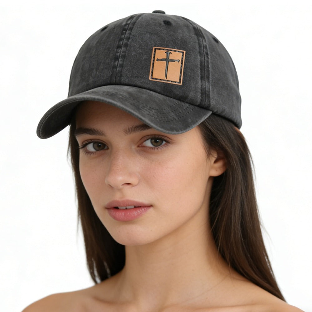 Leather Jesus Hat Unisex