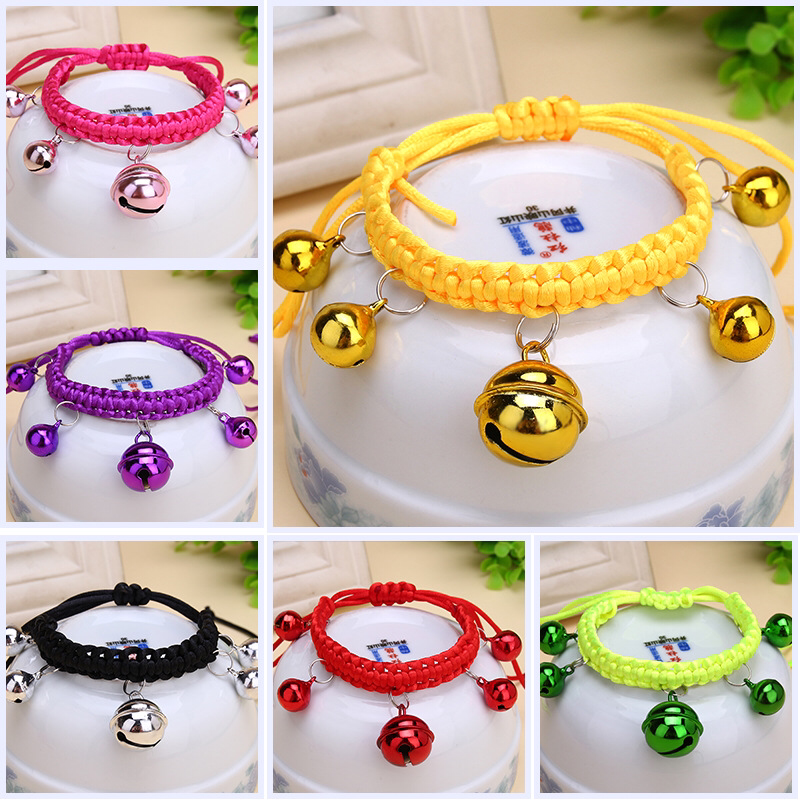 Cute Puppy and Cat Neck Jewelry Bell Collar