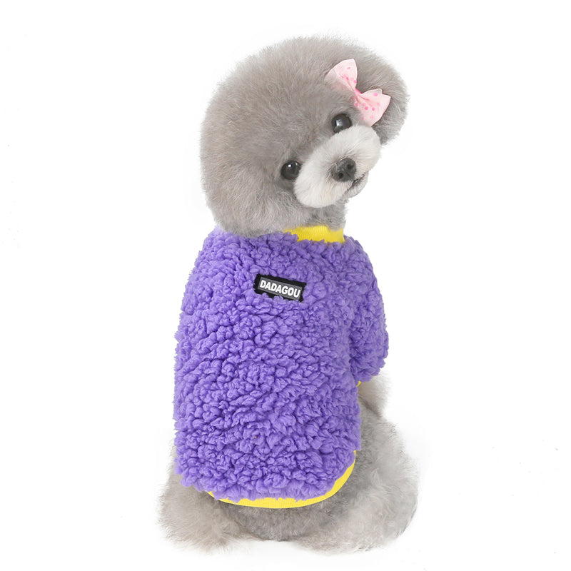 Warm Two-Legged Sweatshirt for Small Teddy Dogs