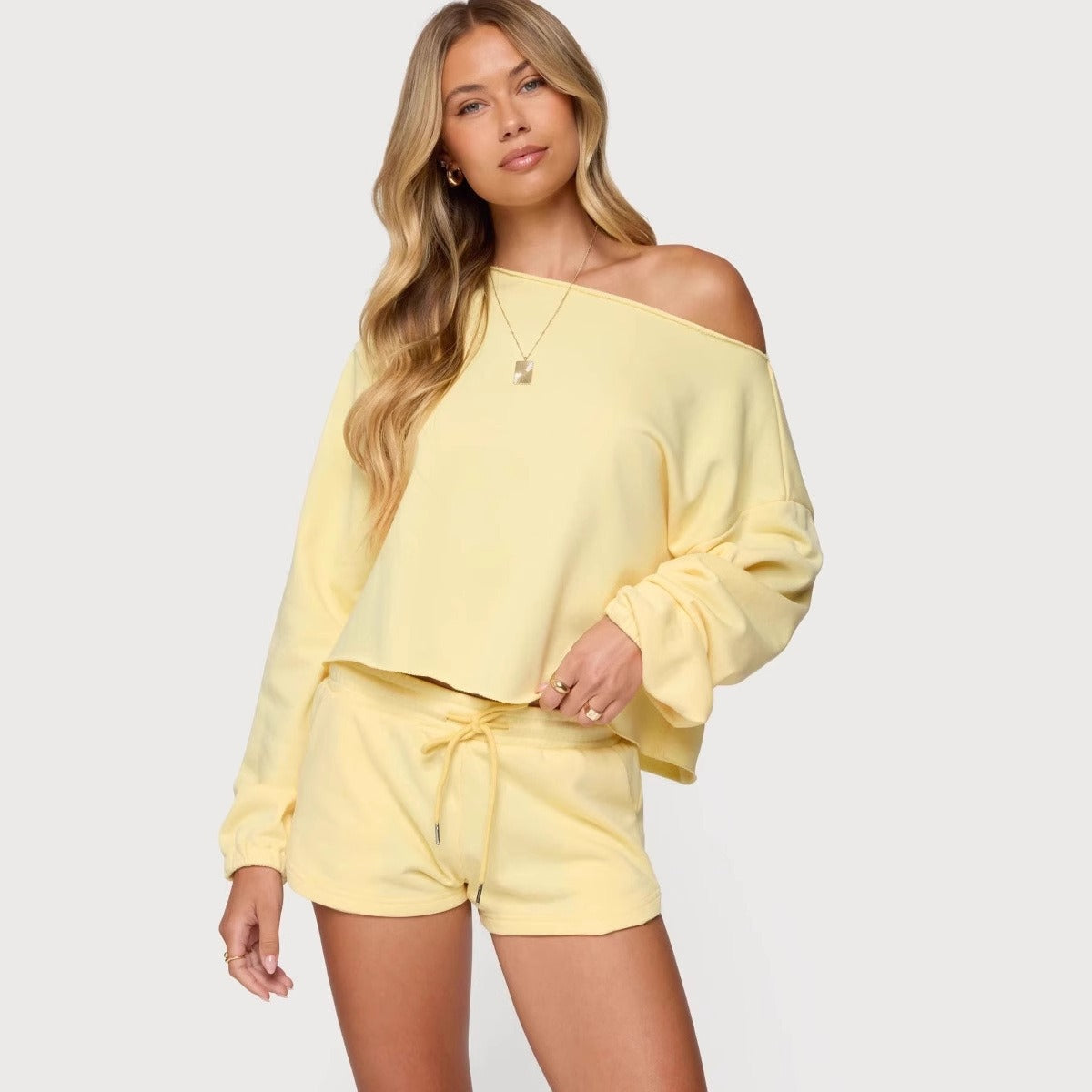 Women's Hoodie and Shorts Set