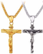 Easter Jesus Cross Necklace - Trendy Choker Pendant | Christian Jewelry