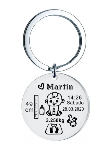 Newborn Baby Anniversary Keychain | Accessory