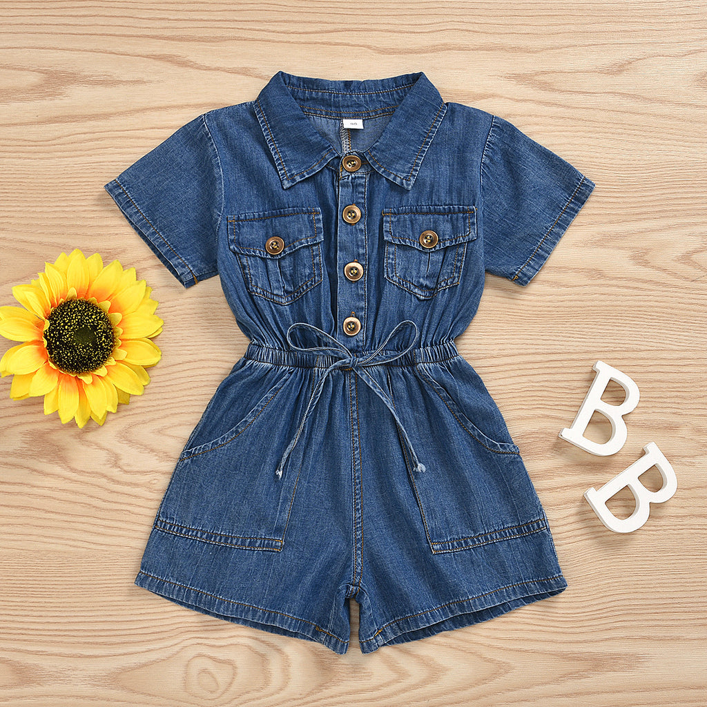 Korean Style Summer Casual Shorts for Girls Ages 2-6