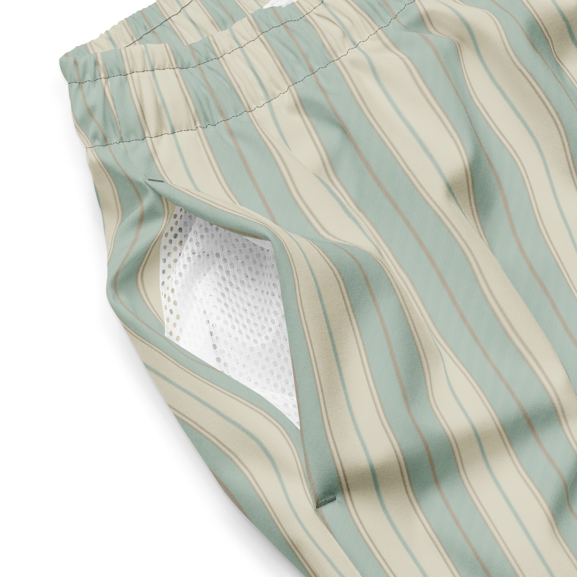 Men's Vintage Stripe Swim Trunks