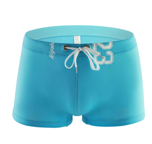 Men's Square-Leg Swim Boxer Trunks