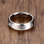 Stainless Steel Christian Scripture Ring | Christian Jewelry