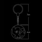 Moon Lamp Keychain with Glow Feature | Accessory