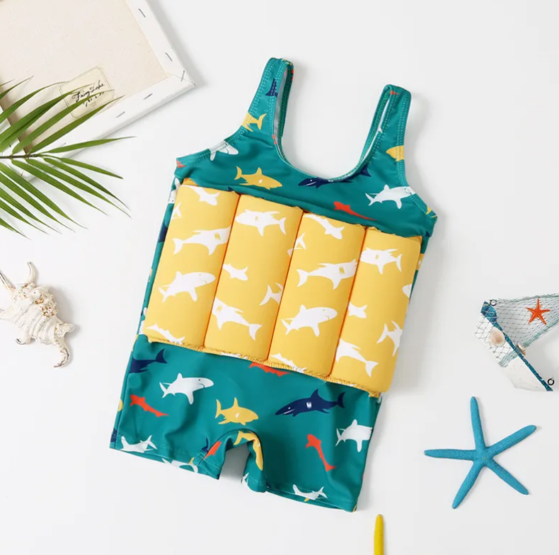 Kids One-Piece Buoyancy Float Swimsuit