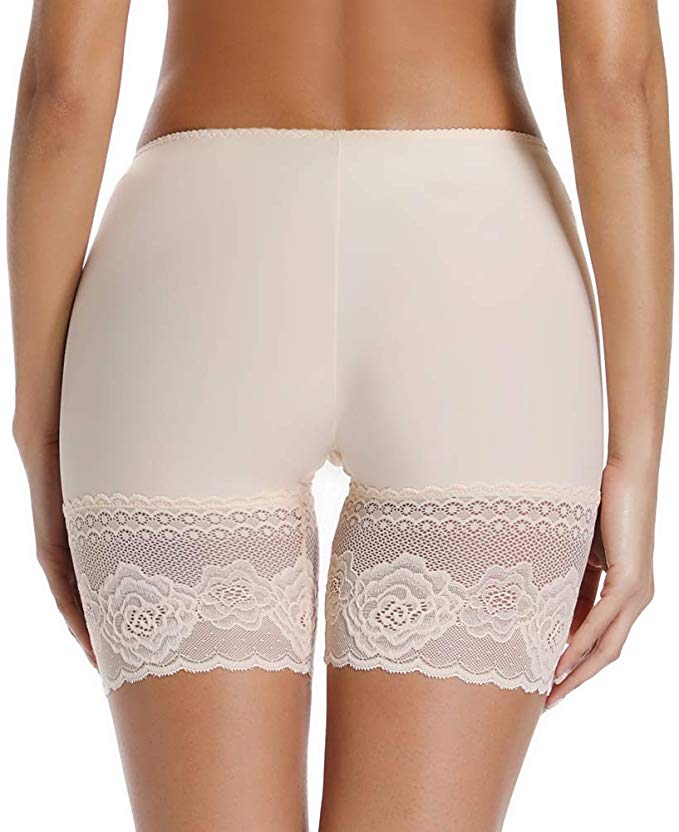 Seamless Lace Safety Shorts for Women (Ice Silk)