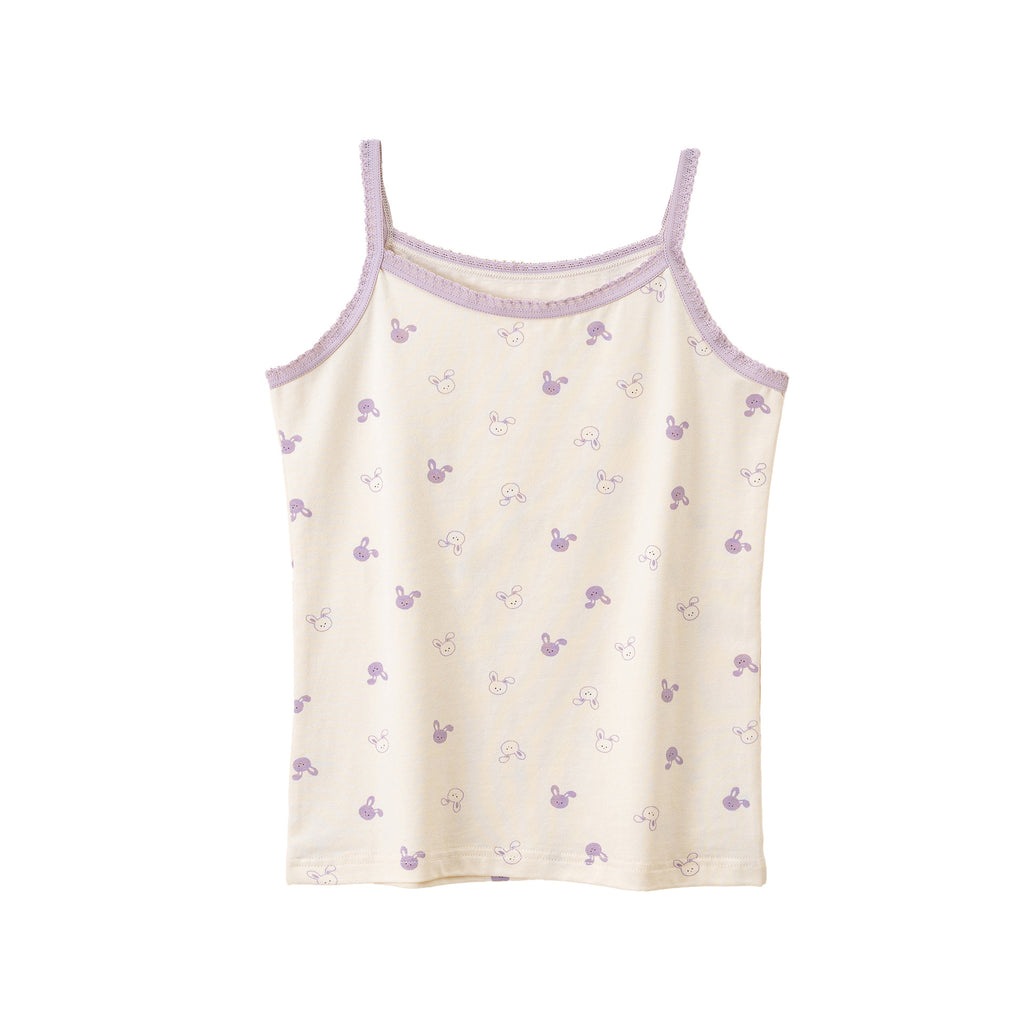 Girls' Cotton Summer Tank Top for Kids (Korean Style)