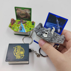 Pop-Up Book Keychain | Accessory