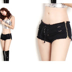 Summer Fashion Sexy Low Waist Denim Shorts for Ladies